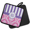 Pink & Purple Damask Pot Holders - PARENT MAIN