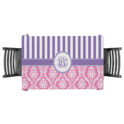 Pink & Purple Damask Tablecloth - 58"x58" (Personalized)