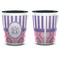 Pink & Purple Damask Shot Glass - Two Tone - APPROVAL