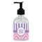 Pink & Purple Damask Soap/Lotion Dispenser (Glass)