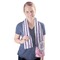 Pink & Purple Damask Sport Towel - Exercise use - Model