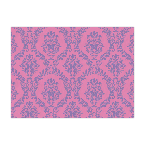 Custom Pink & Purple Damask Large Tissue Papers Sheets - Heavyweight