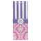 Pink & Purple Damask Wine Gift Bag - Gloss - Front