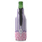 Pink & Purple Damask Zipper Bottle Cooler - BACK (bottle)