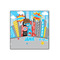 Superhero in the City 12x12 Wood Print - Front View