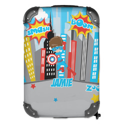 Superhero in the City Kids Hard Shell Backpack (Personalized)