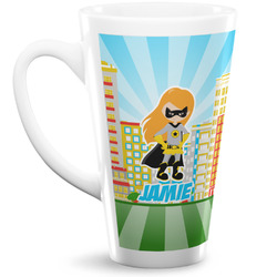 Superhero in the City Latte Mug (Personalized)
