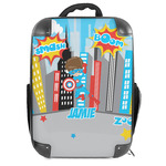 Superhero in the City 18" Hard Shell Backpack (Personalized)