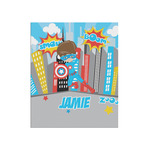 Superhero in the City Poster - Matte - 20x24 (Personalized)