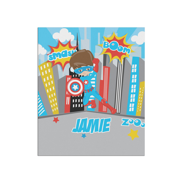 Custom Superhero in the City Poster - Matte - 20x24 (Personalized)