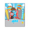 Superhero in the City 20x24 Wood Print - Front View