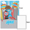 Superhero in the City 20x30 - Matte Poster - Front & Back