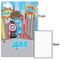 Superhero in the City 24x36 - Matte Poster - Front & Back