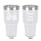 Superhero in the City 30 oz Stainless Steel Ringneck Tumbler - White - Double Sided - Front & Back