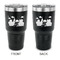 Superhero in the City 30 oz Stainless Steel Ringneck Tumblers - Black - Double Sided - APPROVAL