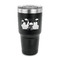 Superhero in the City 30 oz Stainless Steel Ringneck Tumblers - Black - FRONT