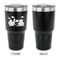 Superhero in the City 30 oz Stainless Steel Ringneck Tumblers - Black - Single Sided - APPROVAL