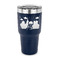 Superhero in the City 30 oz Stainless Steel Ringneck Tumblers - Navy - FRONT