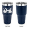 Superhero in the City 30 oz Stainless Steel Ringneck Tumblers - Navy - Single Sided - APPROVAL