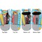 Superhero in the City Adult Ankle Socks - Double Pair - Front and Back - Apvl