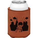 Superhero in the City Leatherette Can Sleeve - Double Sided