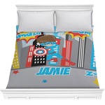 Superhero in the City Comforter - Full / Queen (Personalized)