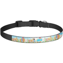 Superhero in the City Dog Collar - Large (Personalized)