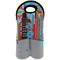 Superhero in the City Double Wine Tote - Front (new)