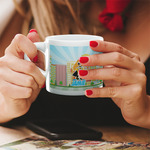 Superhero in the City Double Shot Espresso Cup - Single (Personalized)