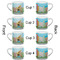 Superhero in the City Espresso Cup - 6oz (Double Shot Set of 4) APPROVAL