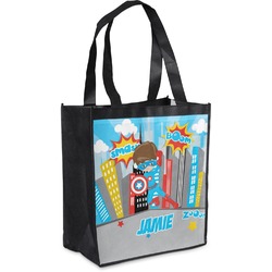 Superhero in the City Grocery Bag (Personalized)