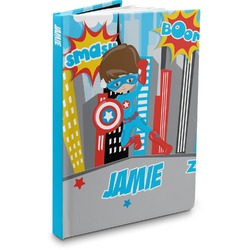 Superhero in the City Hardbound Journal - 7.25" x 10" (Personalized)