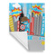 Superhero in the City House Flags - Single Sided - FRONT FOLDED