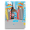 Superhero in the City House Flags - Single Sided - FRONT