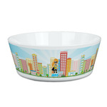 Superhero in the City Kid's Bowl (Personalized)