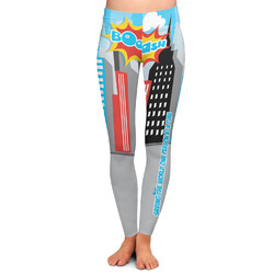 Superhero in the City Ladies Leggings - Extra Small (Personalized)