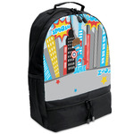 Superhero in the City Backpacks - Black (Personalized)