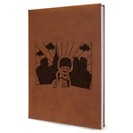 Superhero in the City Leatherette Journal - Large - Single Sided