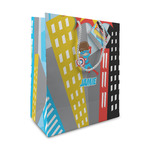 Superhero in the City Medium Gift Bag (Personalized)