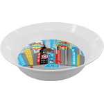 Superhero in the City Melamine Bowl (Personalized)