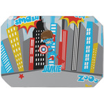 Superhero in the City Dining Table Mat - Octagon (Single-Sided) w/ Name or Text