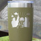 Superhero in the City Olive Polar Camel Tumbler - 20oz - Close Up