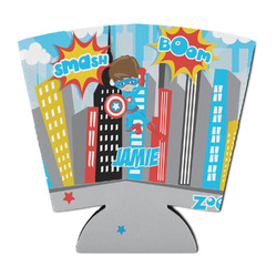 Superhero in the City Party Cup Sleeve - with Bottom (Personalized)