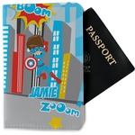 Superhero in the City Passport Holder - Fabric (Personalized)