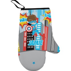 Superhero in the City Oven Mitt (Personalized)