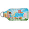 Superhero in the City Sanitizer Holder Keychain - Large (Back)