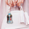 Superhero in the City Sanitizer Holder Keychain - Small (LIFESTYLE)