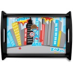 Superhero in the City Wooden Tray (Personalized)