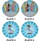 Superhero in the City Set of Lunch / Dinner Plates (Approval)