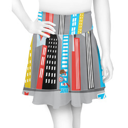 Superhero in the City Skater Skirt - Small (Personalized)
